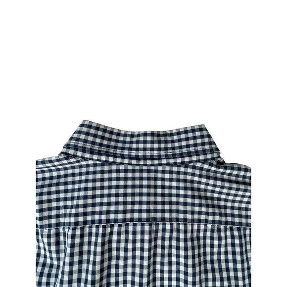 Lucky Brand Button Down Shirt Plaid Blue White Mens Sz L Slim Fit Cotton Classic - Picture 8 of 9